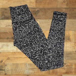 Lululemon Wunder Under Pant (Hi Rise) Mini Cinder Lace Size 8